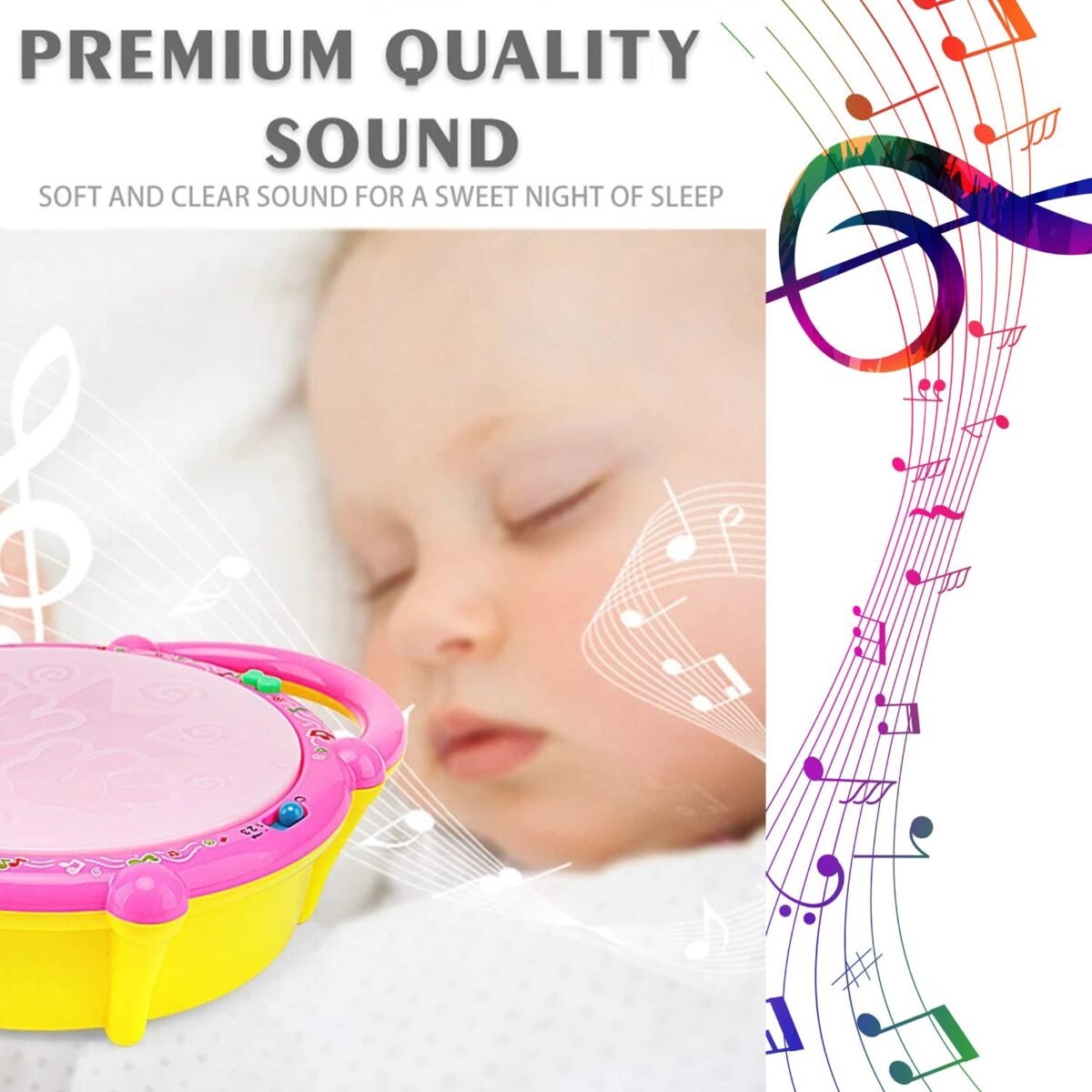 Flash Drum Toy – Colorful Musical Drum with Light Effects, Best Gift for Kids - Image 3