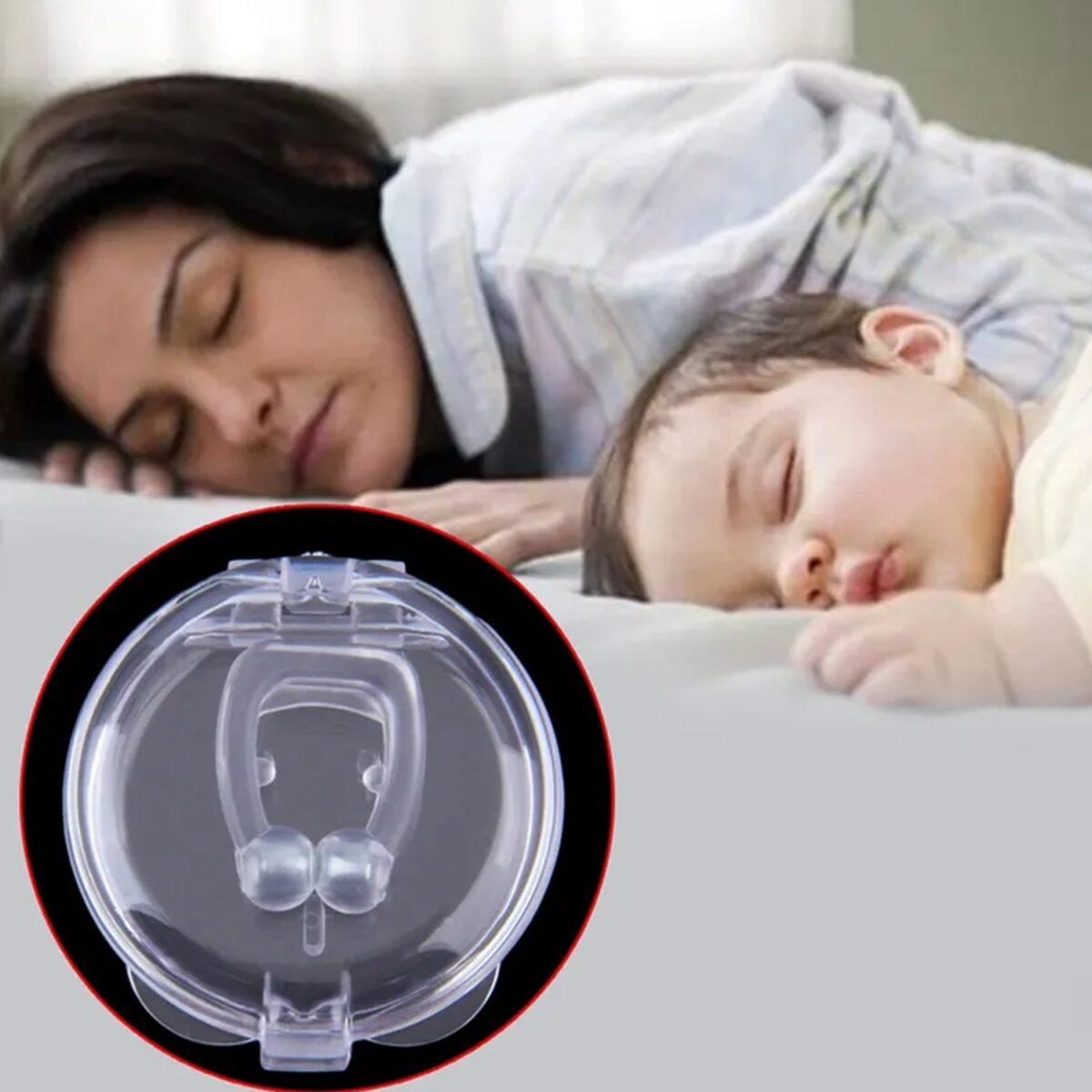 Anti-Snore Nose Clip for Heavy Snorers (Silicone, 1 Pc) - Image 5