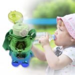 Cute Plastic Water Bottle with Strap & Stickers | Kids School Water Bottle with Straw (1 Pc) - Image 5