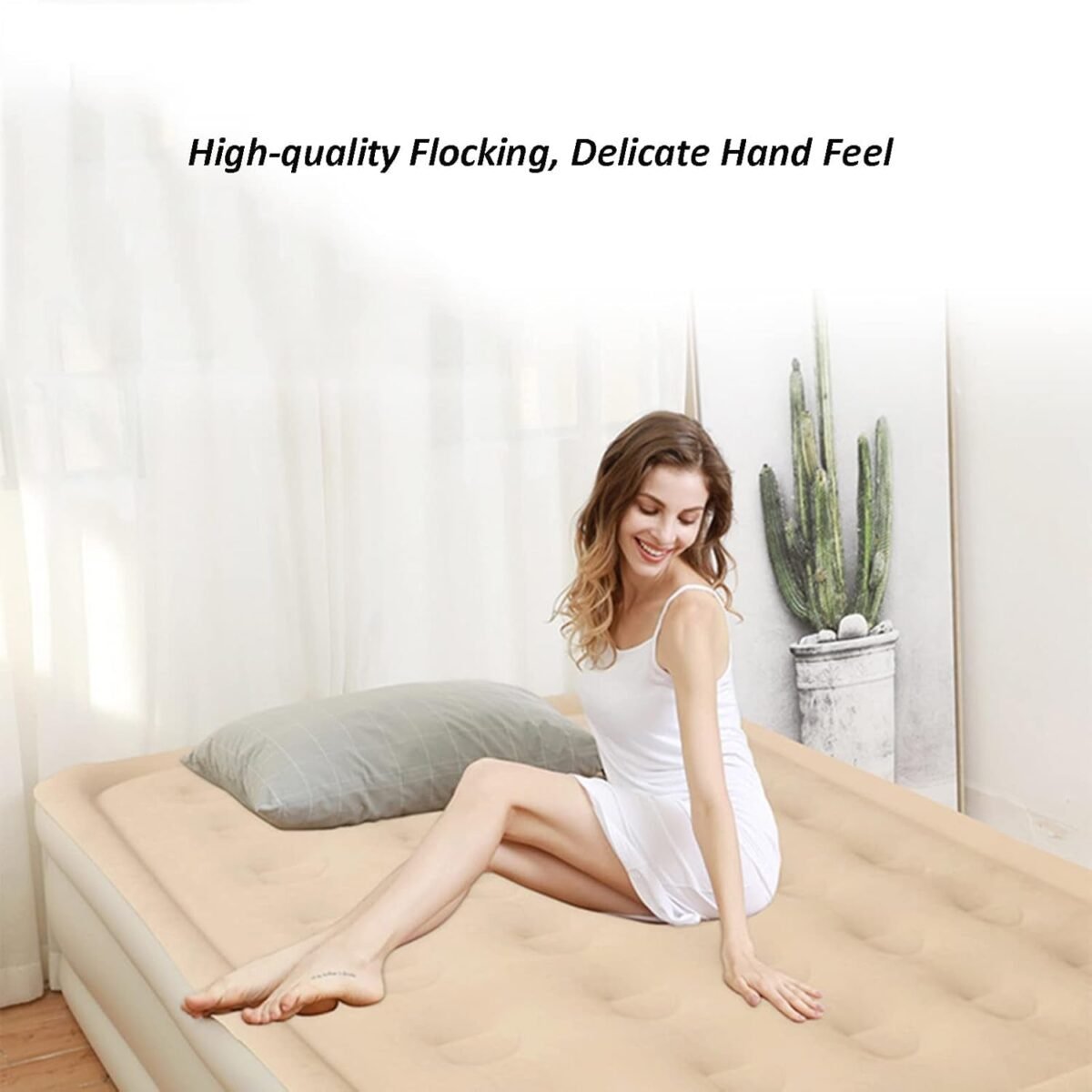 Portable Inflatable Bed Folding Lazy Bed (190x100x40 Cm / 1 Pc) - Image 4
