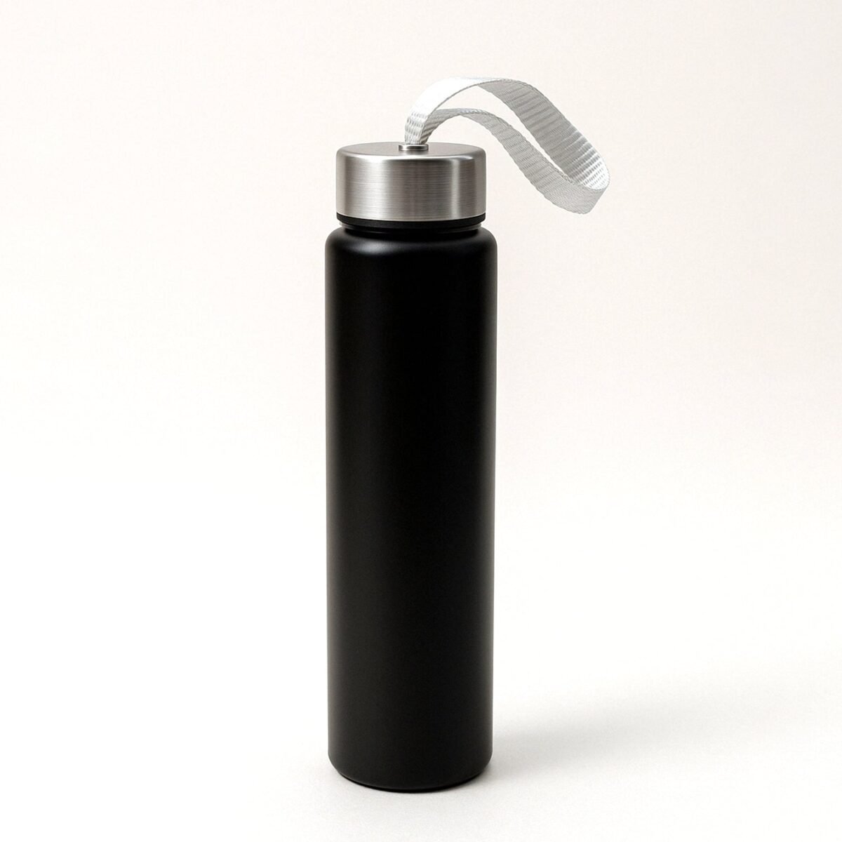 Portable Stainless Steel Water Bottle with Strap (Approx 250ML) - Image 5