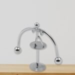 Mini Steel Balance Toy (1 Pc): Desk Decor, Perpetual Motion, Physics Toy - Image 6
