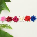 Colourful Flowing Flower Hair Pin (12 Pcs Set / Mix Color), Hair accessories - Image 6
