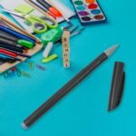 Writing Black Gel Pen for School Stationery Gift for Kids (8 Pcs set) - Image 3