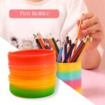 Rainbow Slinky Spring Toy – Compact, Portable Fun Toy for Kids & Adults, Great for Birthdays (1 Pc) - Image 6