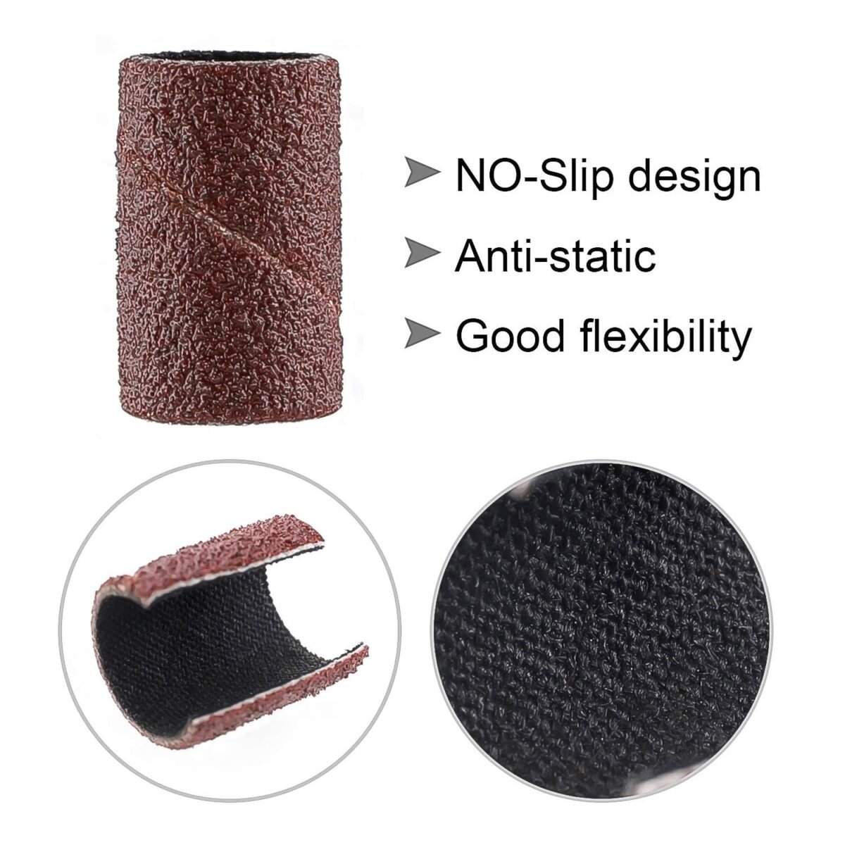 Nail Drill Sanding Band Machine Replacement Bits Pedicure Tool (10 Pcs Set) - Image 4