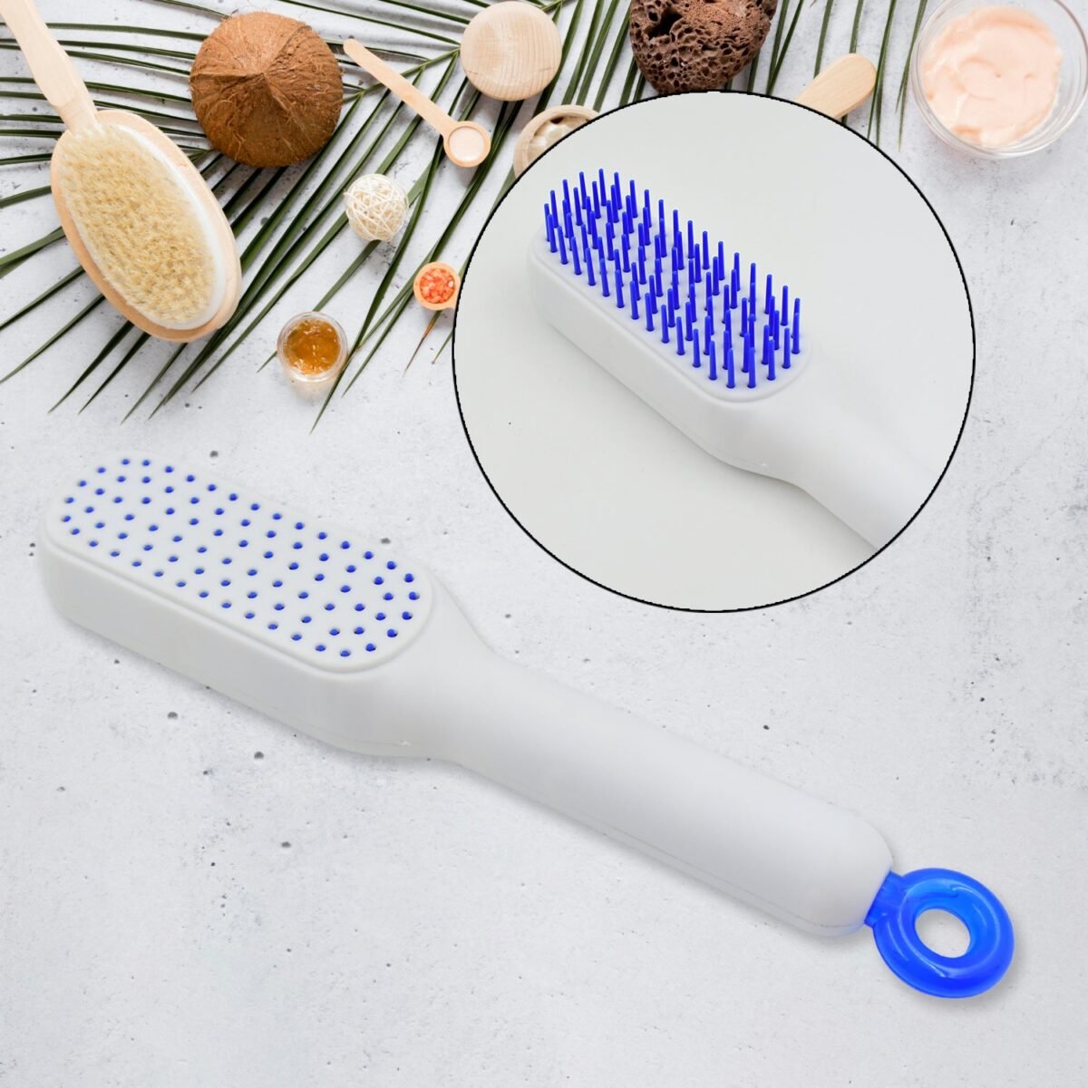 Self-Cleaning Hairbrush – Anti-Static, Detangling, Rotating Massage Comb, Hair accessories - Image 7