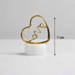 Set of 12 Multicolor Flameless Heart Candles for Decoration - Image 5