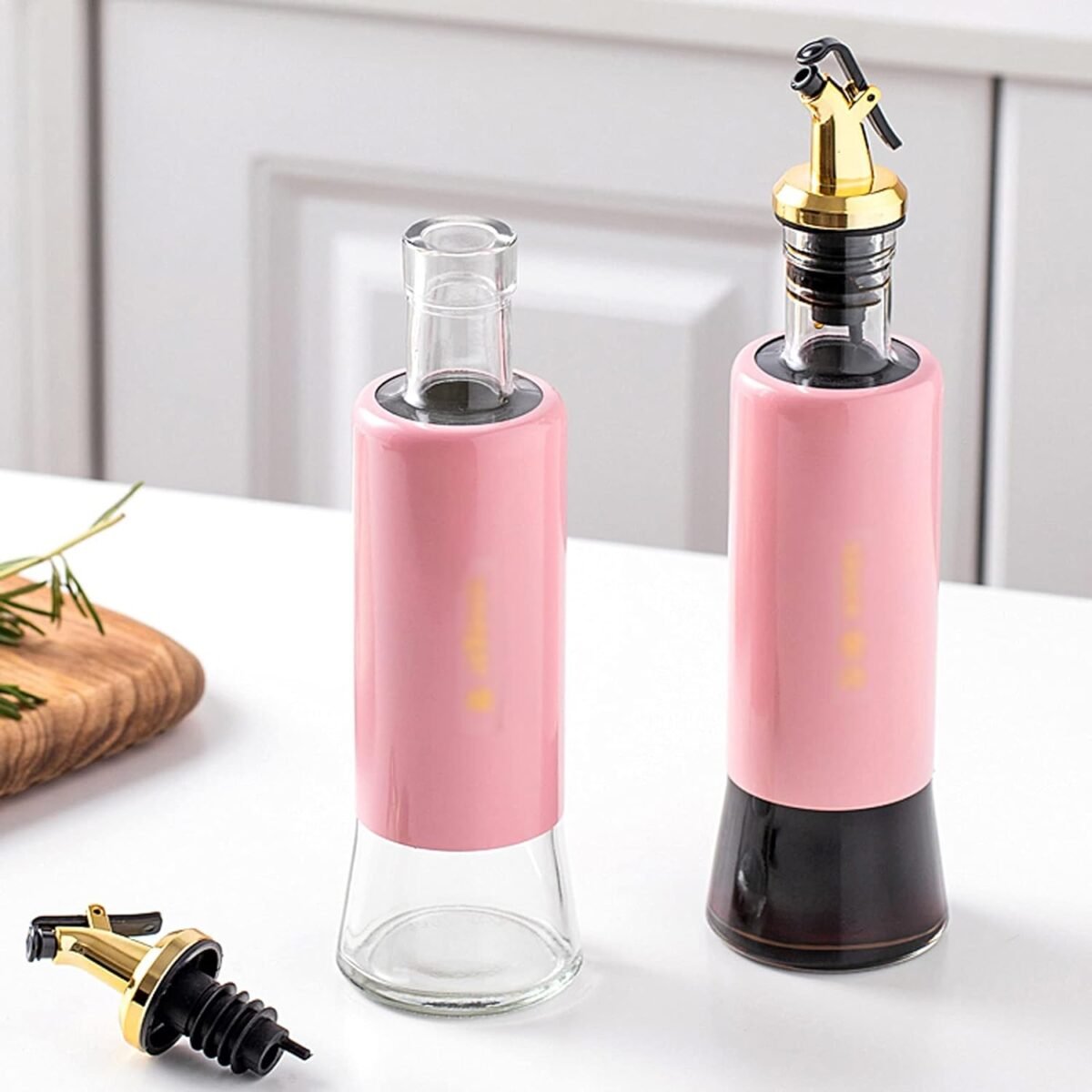 Olive Oil Dispenser – Leakproof Glass Bottle with Non-Drip Spout for Kitchen & Cooking (300 ML) - Image 5