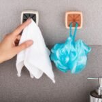 4 Pc Towel Holder – Easy Wall Mount for Bathroom & Kitchen Towel Hanging. - Image 7