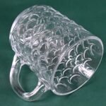 Glass Coffee & Tea Cup / Mug With Handle, Water glass (6 pcs Set / 225 ML) - Image 6