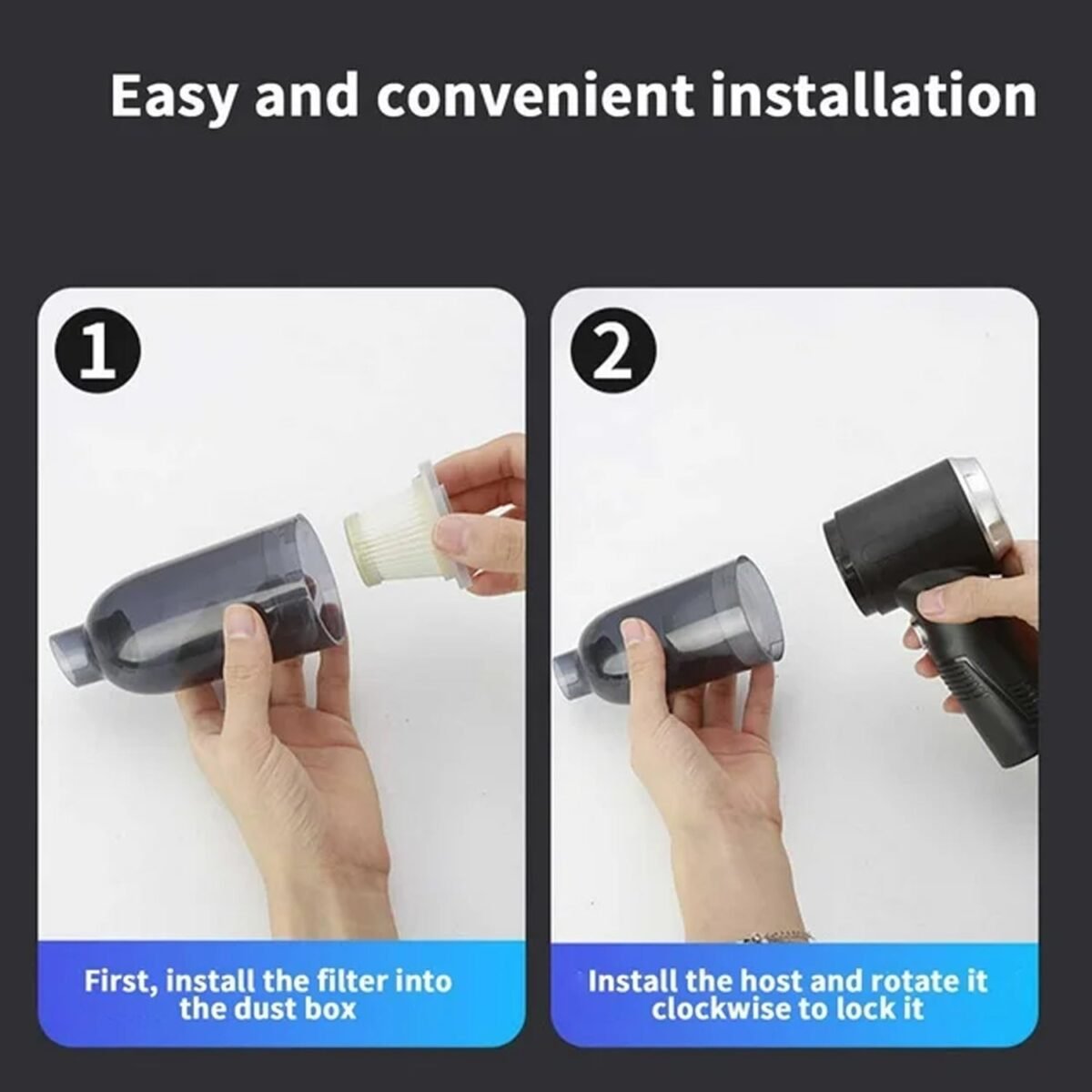 3 in 1 Mini Car Vacuum – Wireless, Rechargeable, Blower & Dust Cleaner for Car, Home & Keyboard - Image 6
