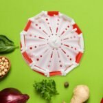 Folding Fruit Basket with Hanging Stand – Lotus Shape Tray for Fruits & Vegetables (1 Pc) - Image 6