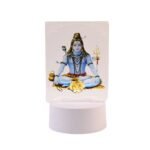 Beautiful 3D Lord Shiva Frame with Soft White Light (1 Pc) - Image 5