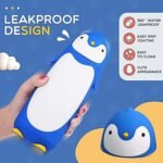 Penguin Water Bottle Penguin Cartoon Water Bottle Funny Travel Mug Insulated, Inner glass Vacuum Water Bottle - Image 3