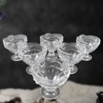 Glass Ice-Cream Cup Set, Home & Kitchen Serving or Dessert Cup (6 Pcs Set) - Image 3