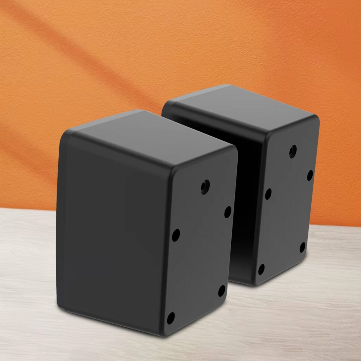 RGB Desktop Speakers, Plug, and Play USB Powered Speaker (2 Pc Set) - Image 4