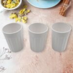 Small Plastic Coffee / Tea Cups Reusable Plastic Cup Mug Lightweight Microwavable Safe Unbreakable Camping Coffee Mugs for Tea Milk Water Juice Tea (3 Pcs Set) - Image 3