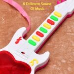 Battery Operated Musical Instruments Mini Guitar Toys and Light for 3+Years Old Kids. - Image 5