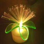 Fiber Optic Light, Mini Color Change LED Table Centerpieces, Light Up Candle - Pack of 12 - Image 6