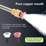 Double Battery 48V Rechargeable Electric, Car Washer Gun (1 Set) - Image 3