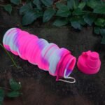 Silicone Foldable Water Bottle (1 Pc / 24 cm Foldable / 500 ML) - Image 6