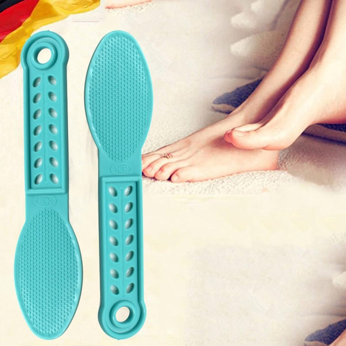 Plastic Foot Scrubber Pedicure Foot Care - Image 1