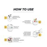 Manual Stainless Steel Vegetable Chopper – Compact, Extra Sharp with 5 Blades - Image 7