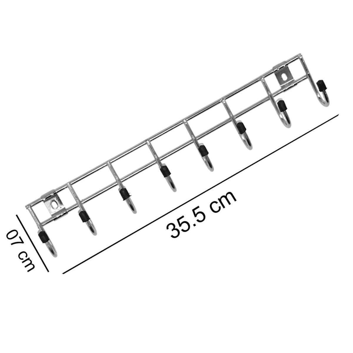 Multipurpose Stainless Steel Hanger Strip Hooks (8 Pin) - Image 5