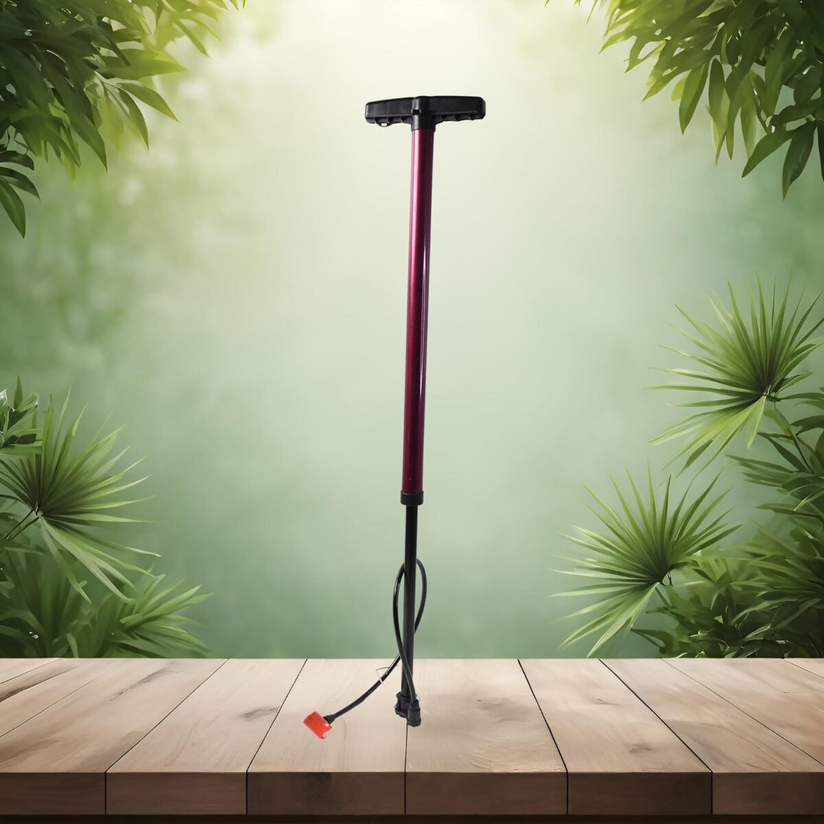 High Pressure Hand Air Pump with Dual Nozzle - Image 6