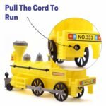 Pull and Go Train with Light Plastic String Pull Back Train (1 Pc / Mix Color) - Image 6