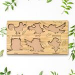 Wooden Bird Puzzle Learning Educational Board (1 Set / 28×20 Cm) - Image 6