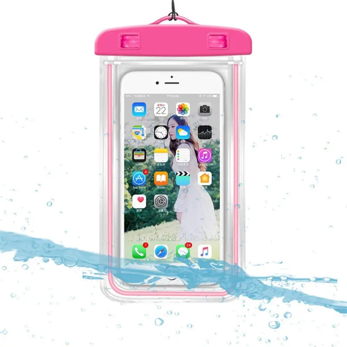 Waterproof Pouch Zip Lock Mobile Cover Under Water Mobile Case For All Type Mobile Phones - Image 4