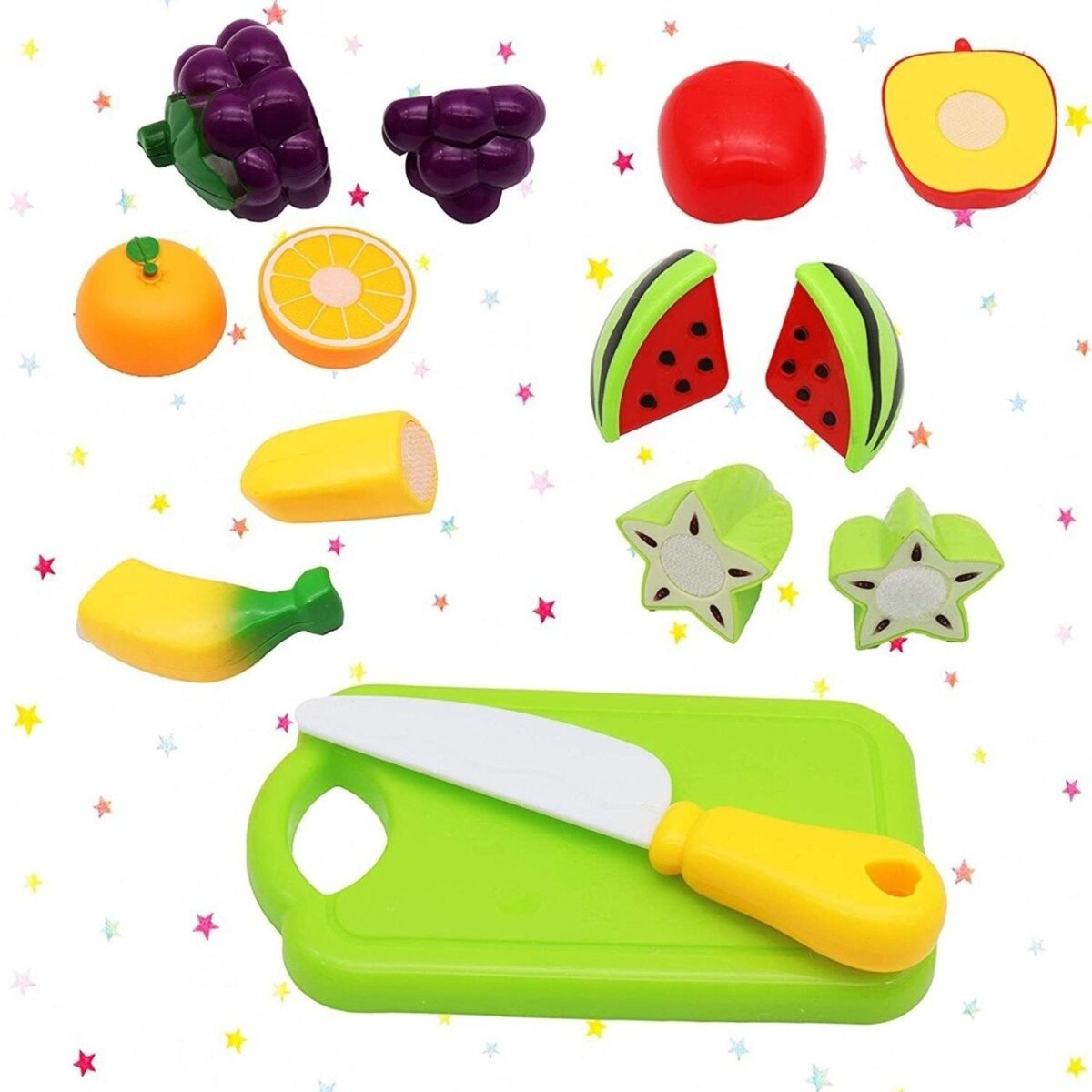 Plastic Fruits N Veggies Exclusive Collection of Realistic Sliceable Fruits - Image 8
