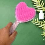 Heart Shape Hair Brush Massage Shower Comb (1 Pc), Hair accessories - Image 3