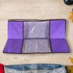 Clothing storage bag with zipper, non-woven storage bag for storing the clothes and sarees. - Image 3