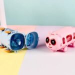 Bus Shaped Kids Water Bottle with Strap – 500ml Cute Cartoon Design With Sticker - Image 7