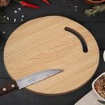 Wooden Round Chopping Board  For Chopping Fruit & Vegetable - Image 6