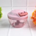 Apex Power-X Triple Stainless Steel Blades and Hand-Pull Vegetable Chopper (500Ml) - Image 6