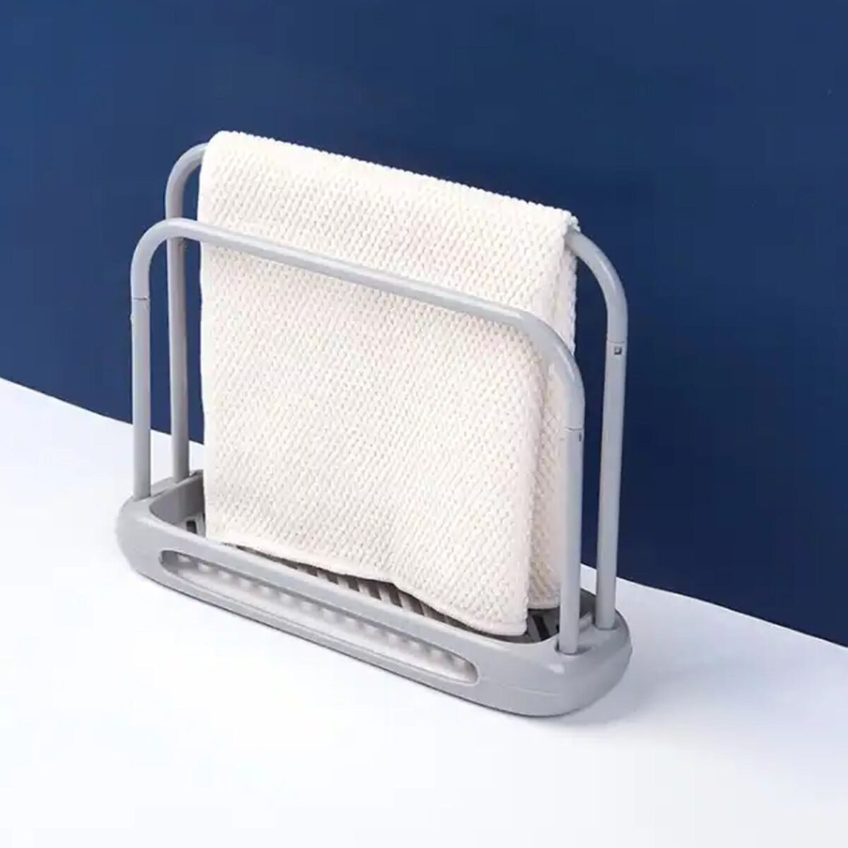 Kitchen Storage Rack for Dish Towels & Cloths (1 Pc, Organizer) - Image 7