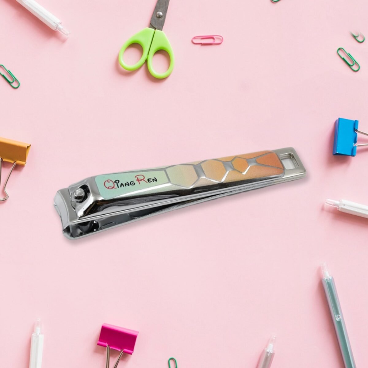 Stainless Steel Folding Portable Large Nail Clippers with Nail File (1 Pc / Mix Design) - Image 6