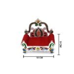 Bal Gopal Sihasan Throne - Large Decorative Stand for Home Temple Deity Display - Image 6
