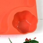 Plastic Plates with Dipping Saucer & Round Dip Part (1 Pc / 18×16 Cm / 1 Pc) - Image 5