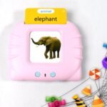 Preschool Learning Toys Flash Cards for Small Kids Educational Toys English Words Learning Machine for Kids with 224 Words, Birthday Gift for Kids Intelligent Electric Kids Language Card (1 Set) - Image 7