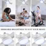 Original Cool LED Socket Fan Light – Ceiling Fan Replacement, 1000 Lumens/5000K, Remote Controlled (Remote Battery Not Included) - Image 6