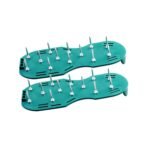 Lawn Aerator Sandals, Garden Grass Aerator Spiked Sandals Green Studded Shoes for Yard Patio Garden Excavation - Image 4