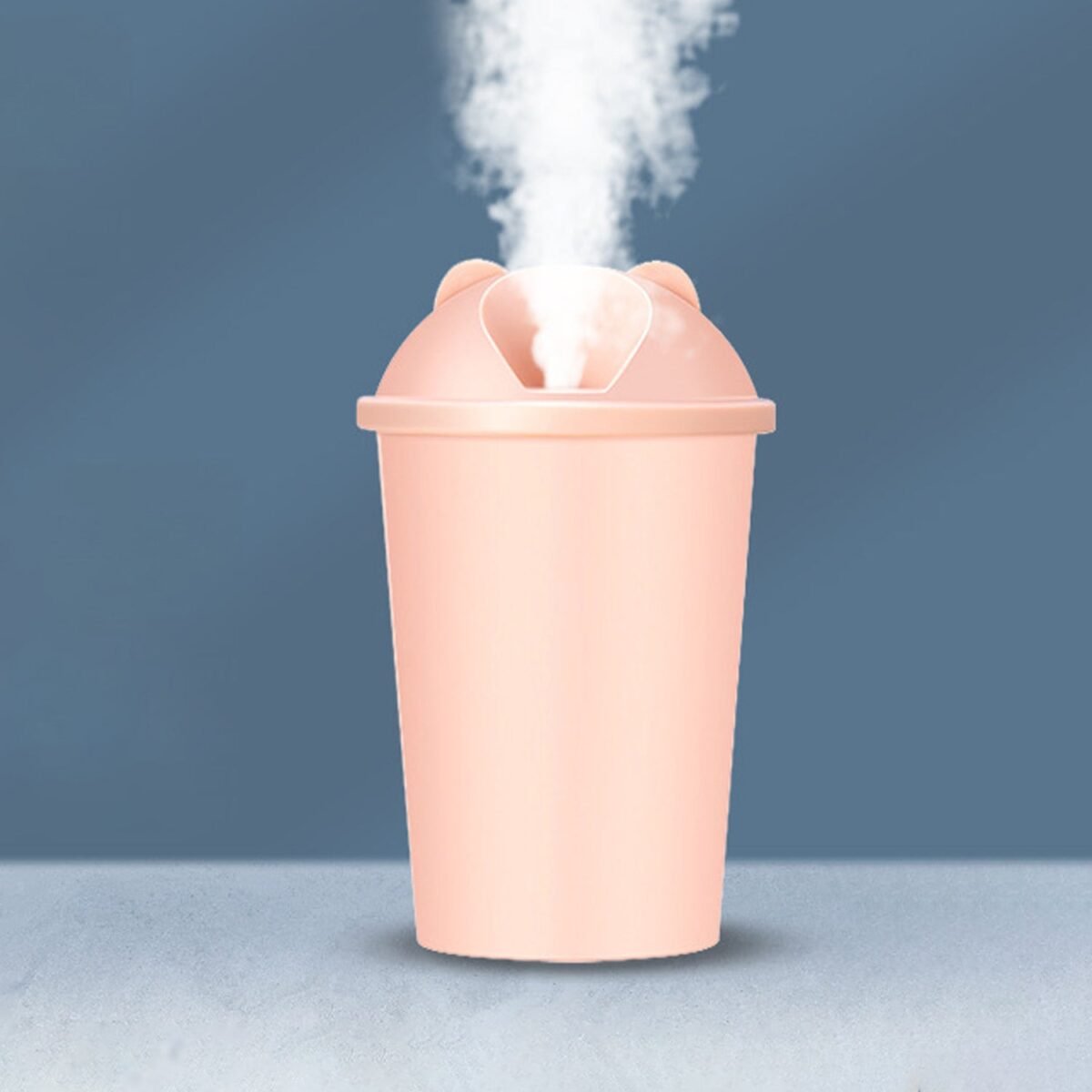 Cute Bear Shape USB Humidifiers Cup (1 Pc / Multicolor Light) - Image 3