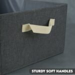FOLDABLE CLOTH STORAGE BOX WITH HANDLES (47×28 CM) - Image 6