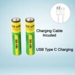 AAA Rechargeable 800 mWh Batteries With Recharging Cable (2 Pc Set) - Image 7