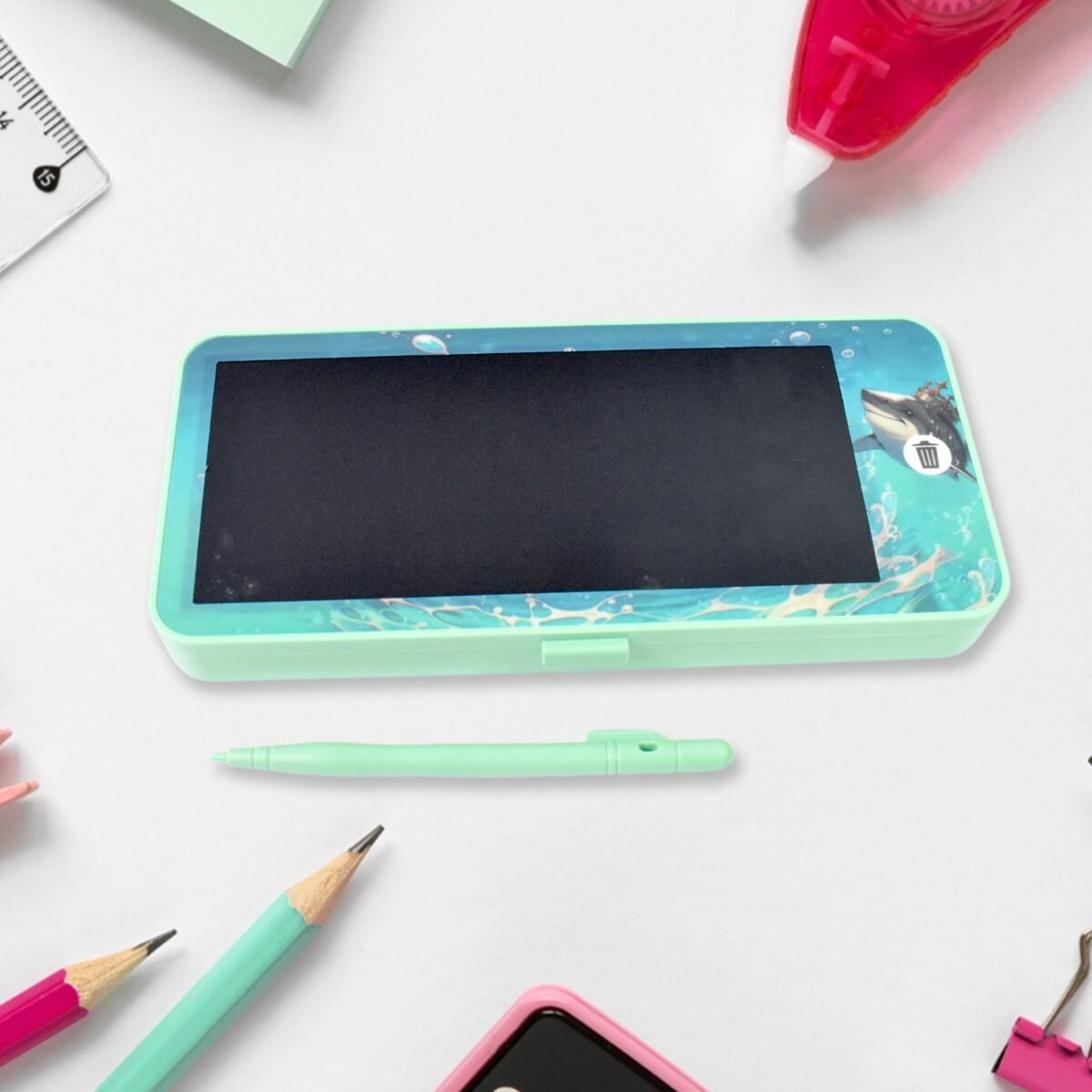 LED Drawing Pen Case writing pad / Compass Blue colour (1 pc) - Image 6